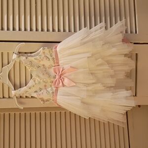 American Princess Cream Satin Dress
